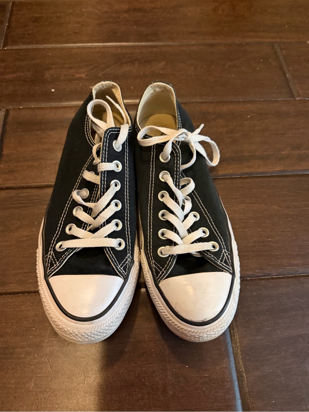Converse Black and White Low Top Sneakers